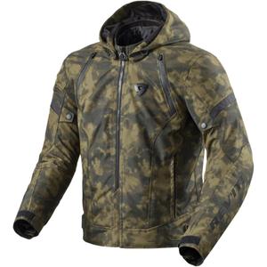 Motociklistička jakna Revit Flare 3 H2O camo tamno zelena
