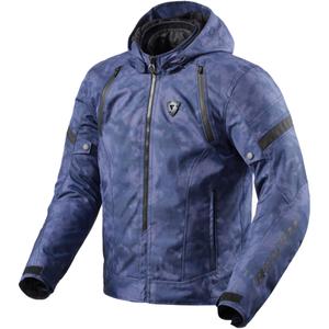 Motociklistička jakna Revit Flare 3 H2O camo plava