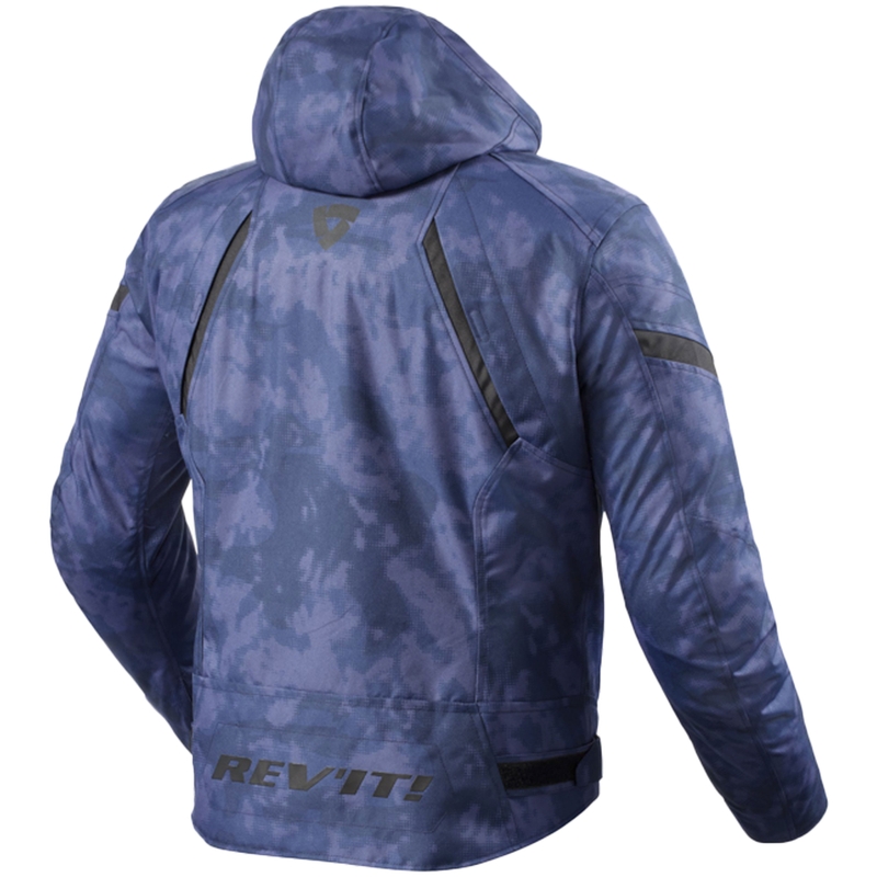 Motociklistička jakna Revit Flare 3 H2O camo plava