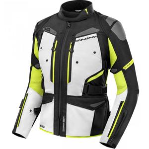 Ženska motociklistička jakna Shima Dune fluo žuta