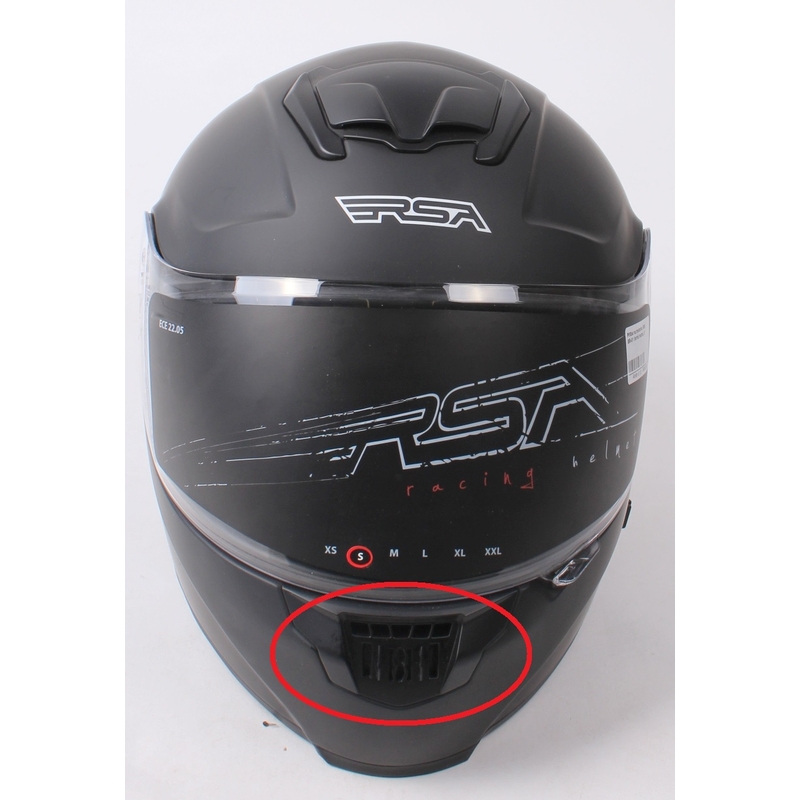 Motociklistička kaciga RSA SR-01 crna mat - II. kvaliteta