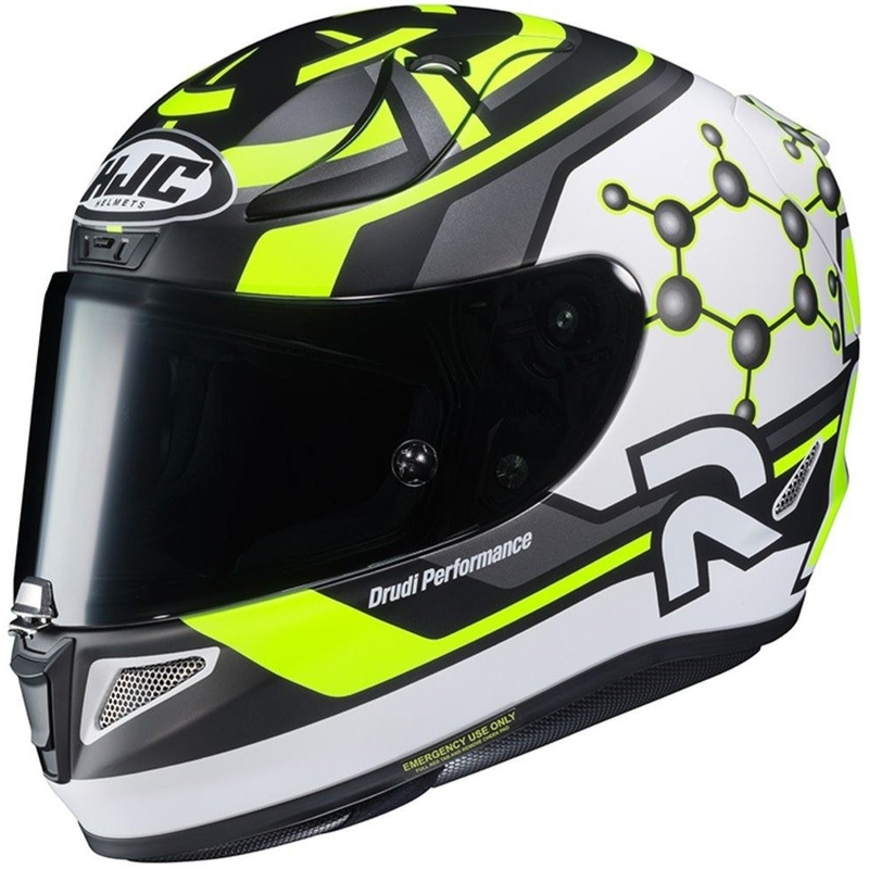 HJC RPHA 11 Iannone 29 replika motociklističke kacige s punim licem MC4HSF crno-bijela-fluo žuta