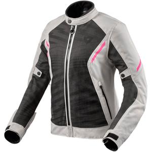 Ženska motoristička jakna Revit Torque 2 H2O crno-siva