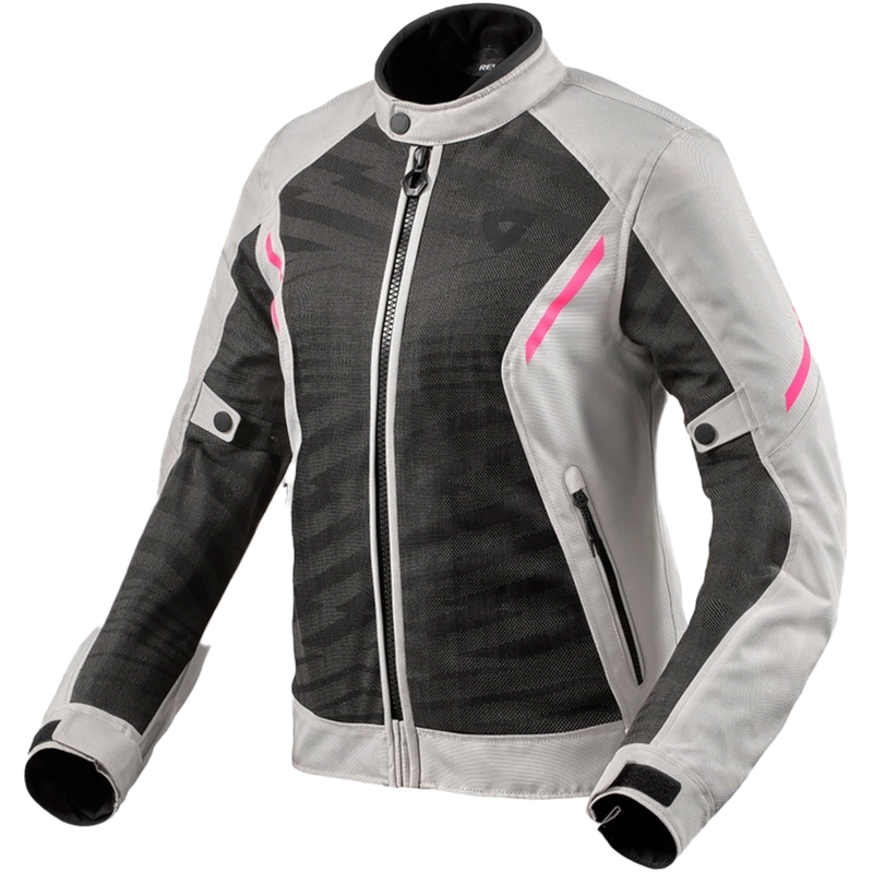 Ženska motoristička jakna Revit Torque 2 H2O crno-siva