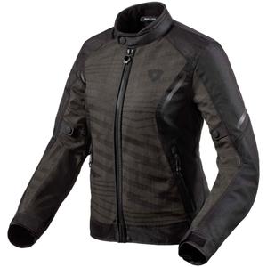 Ženska motoristička jakna Revit Torque 2 H2O crna-antracit