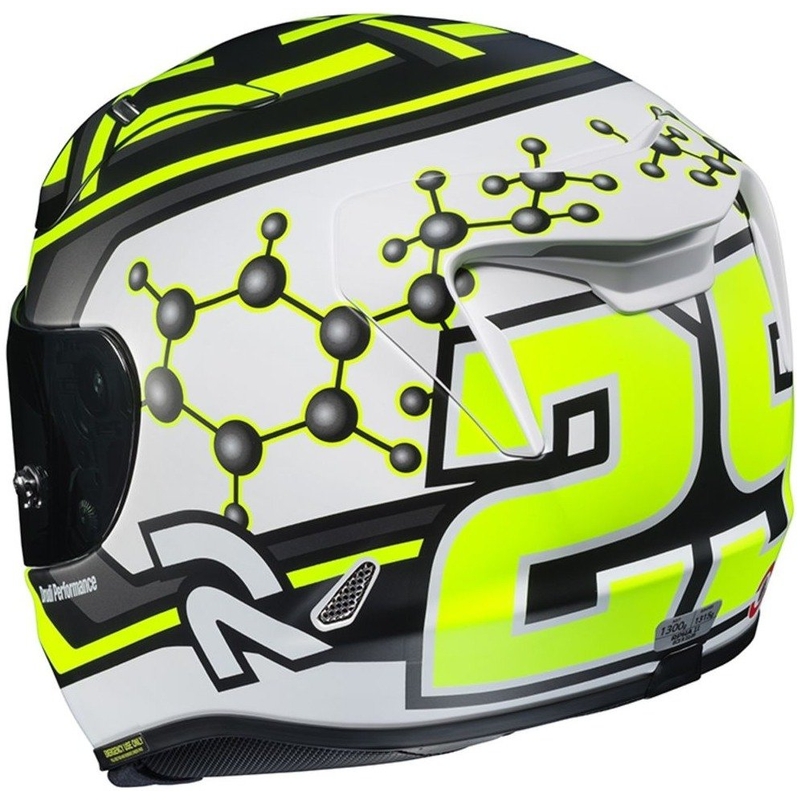 HJC RPHA 11 Iannone 29 replika motociklističke kacige s punim licem MC4HSF crno-bijela-fluo žuta