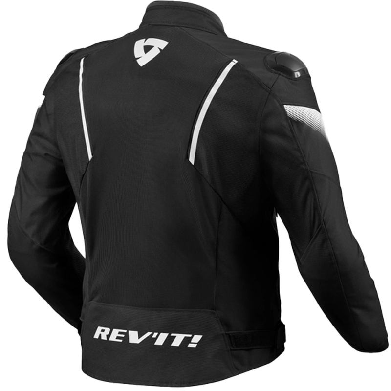 Revit Control Air H2O motociklistička jakna crno-bijela