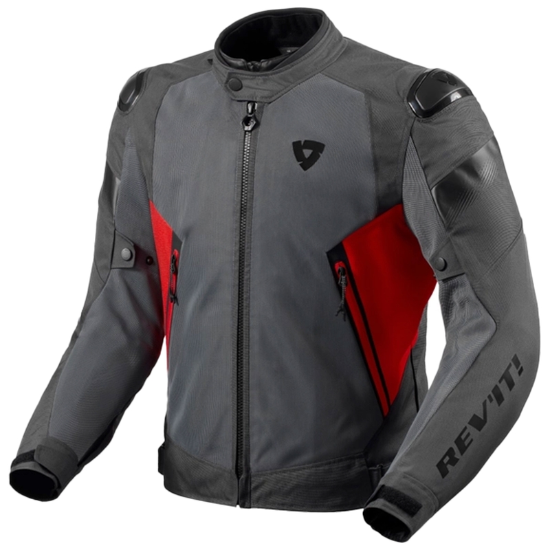 Revit Control Air H2O motociklistička jakna sivo-crvena