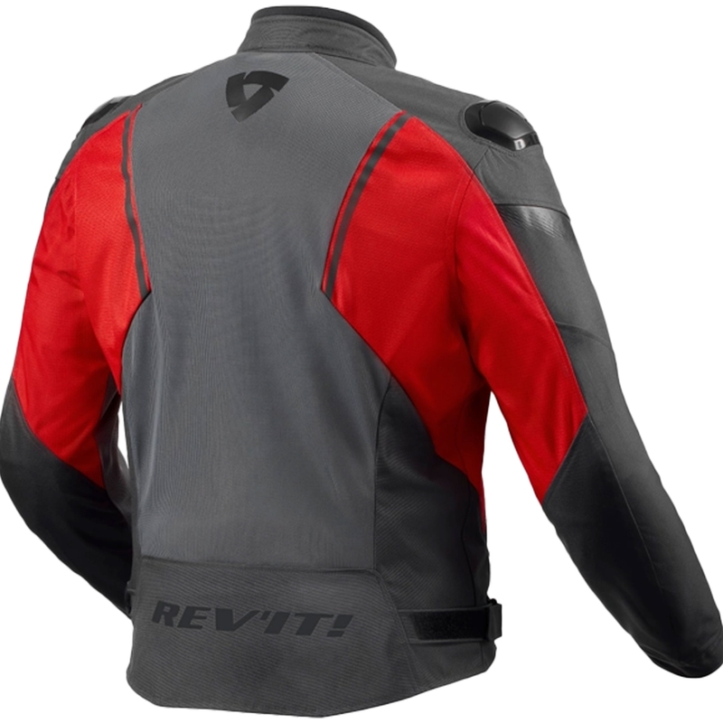 Revit Control Air H2O motociklistička jakna sivo-crvena