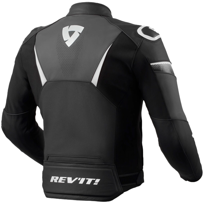 Revit Argon 2 kožna motoristička jakna crno-bijela