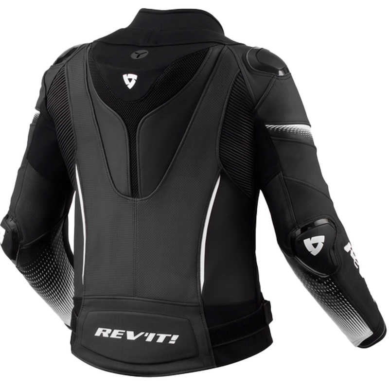Revit Xena 4 Pro Ženska kožna motociklistička jakna crno-bijela