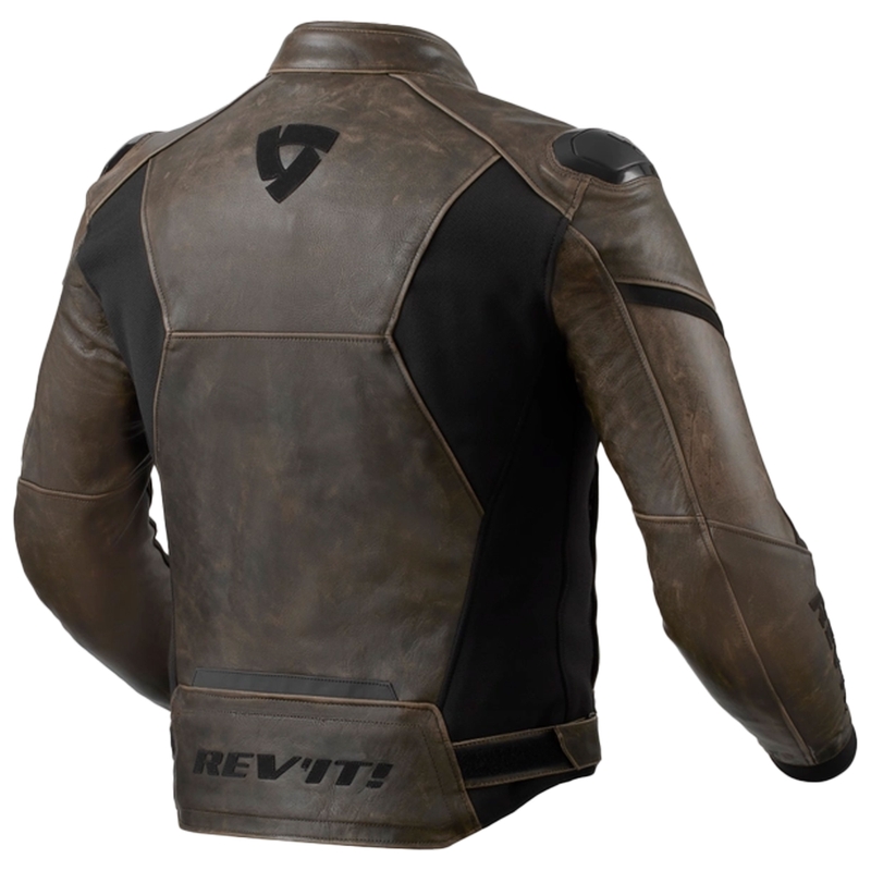 Revit Parallax kožna motociklistička jakna smeđa