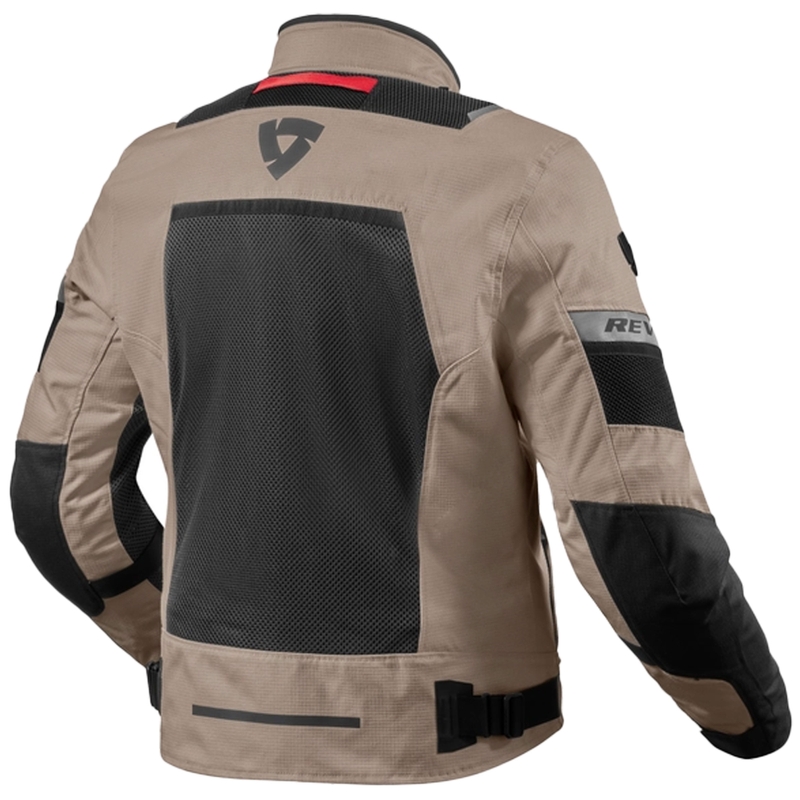 Bunda na motorku Revit Tornado 4 H2O pískovo-černá