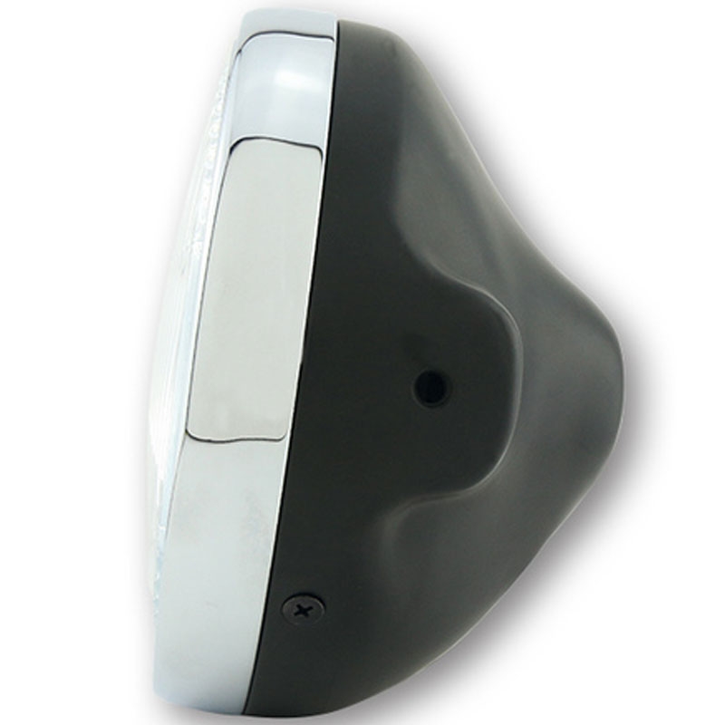 Highsider Smart LTD 7 prednje svjetlo s reljefnim staklom, sjajno crno