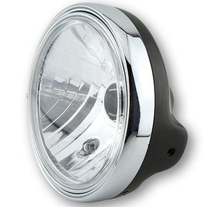 Highsider Smart LTD 7 prednje svjetlo s prozirnim staklom, crne boje