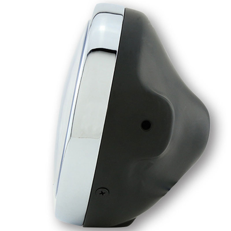 Highsider Smart LTD 7 prednje svjetlo s prozirnim staklom, crne boje