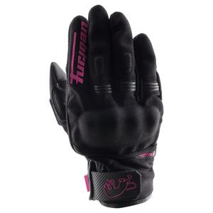 Furygan Jet Lady D3O® Evo ženske motociklističke rukavice crno-roze boje