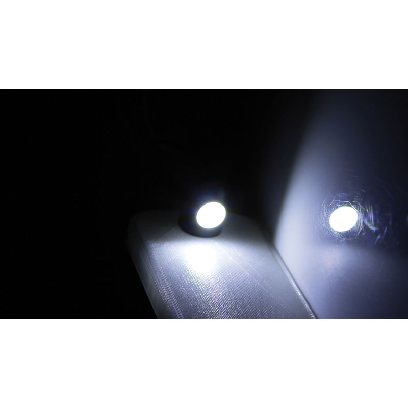 LED svjetlo za registarsku pločicu Highsider Smart crno