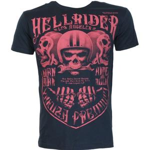 Majica Yakuza Premium Hell Rider - Born to Burn tamnoplava