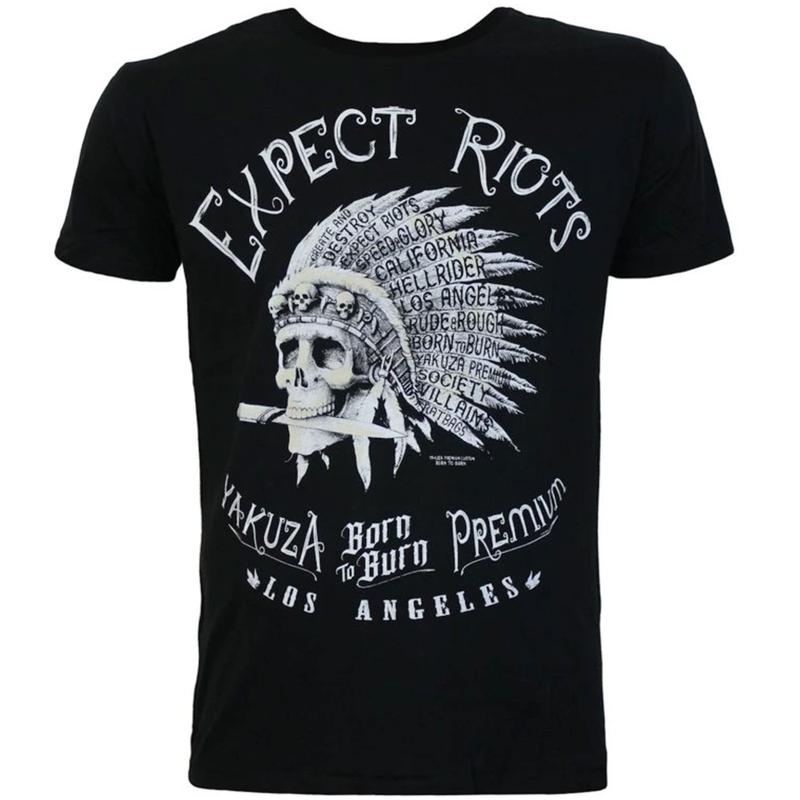 Majica Yakuza Premium Expect Riots - Los Angeles crna