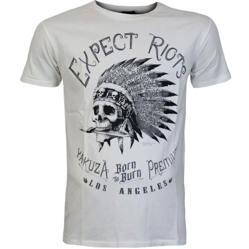 Majica Yakuza Premium Expect Riots - Los Angeles bijela