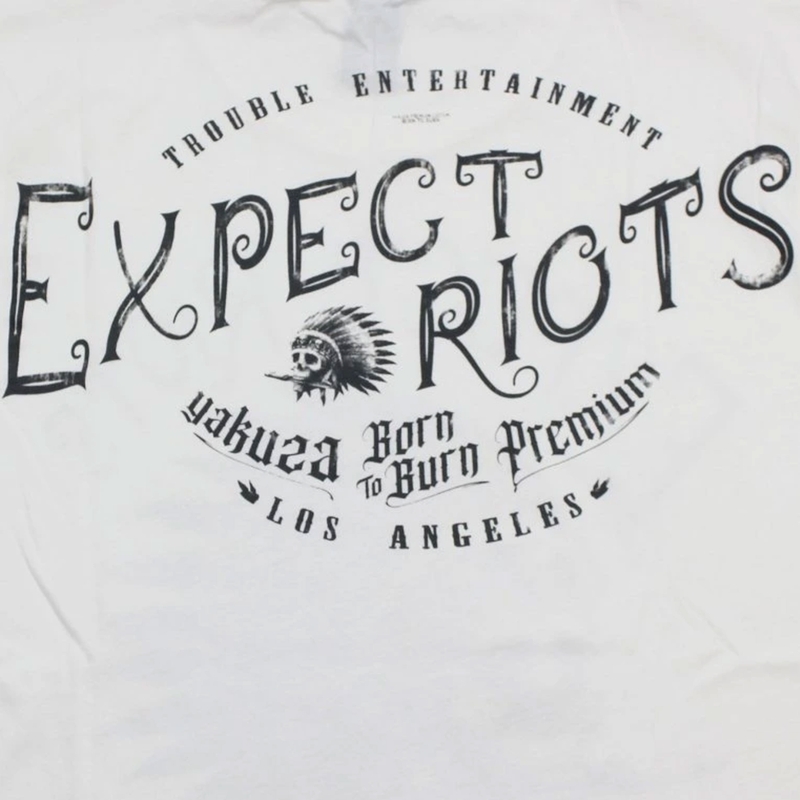 Majica Yakuza Premium Expect Riots - Los Angeles bijela