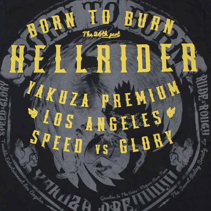 Yakuza Premium Hellrider majica kratkih rukava crna