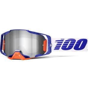 100% Armega Lavingaad motokros naočale sa srebrnim pleksiglasom