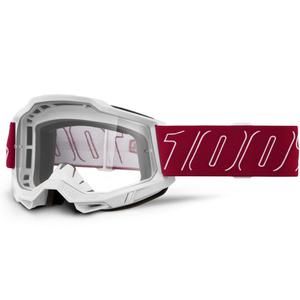 100% Accuri 2 Redline motokros naočale s prozirnim pleksiglasom