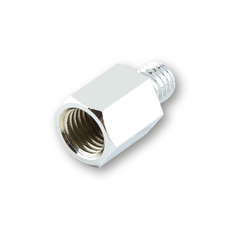 Adapter za Highsider Smart ogledalo s desnog navoja M10 na desni navoj M8, kromiran