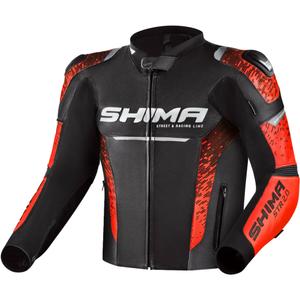 Motociklistička jakna Shima STR 2.0 fluo crvena