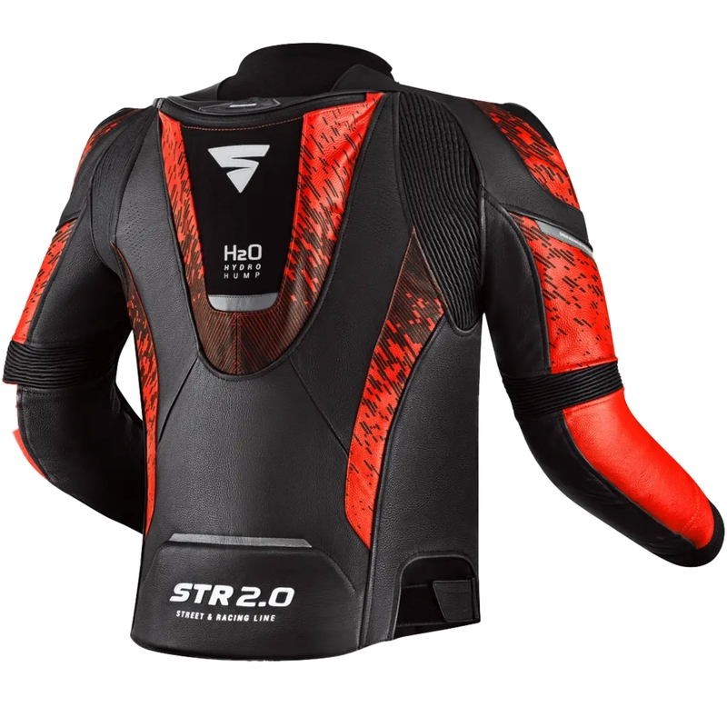 Motociklistička jakna Shima STR 2.0 fluo crvena