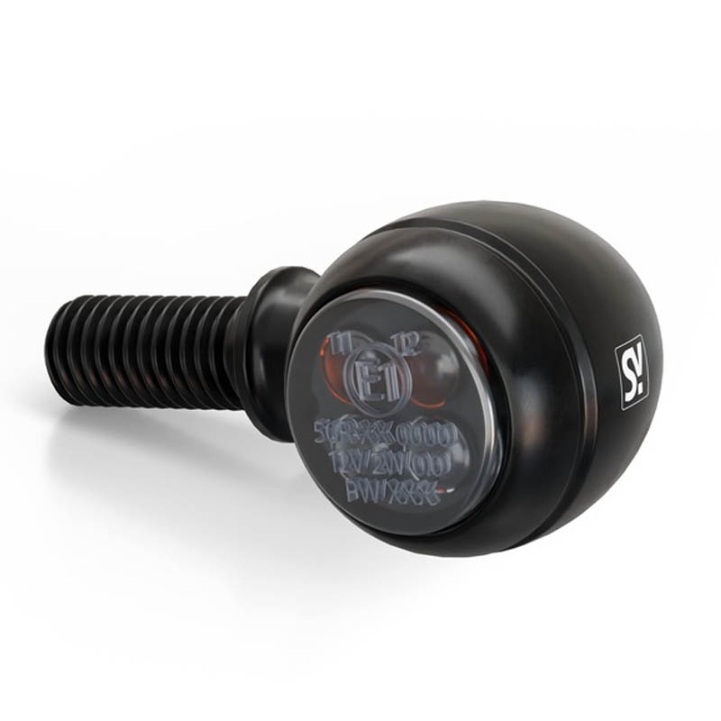 Pokazivači smjera za motocikle Highsider Smart Circula-S LED 3u1 crni