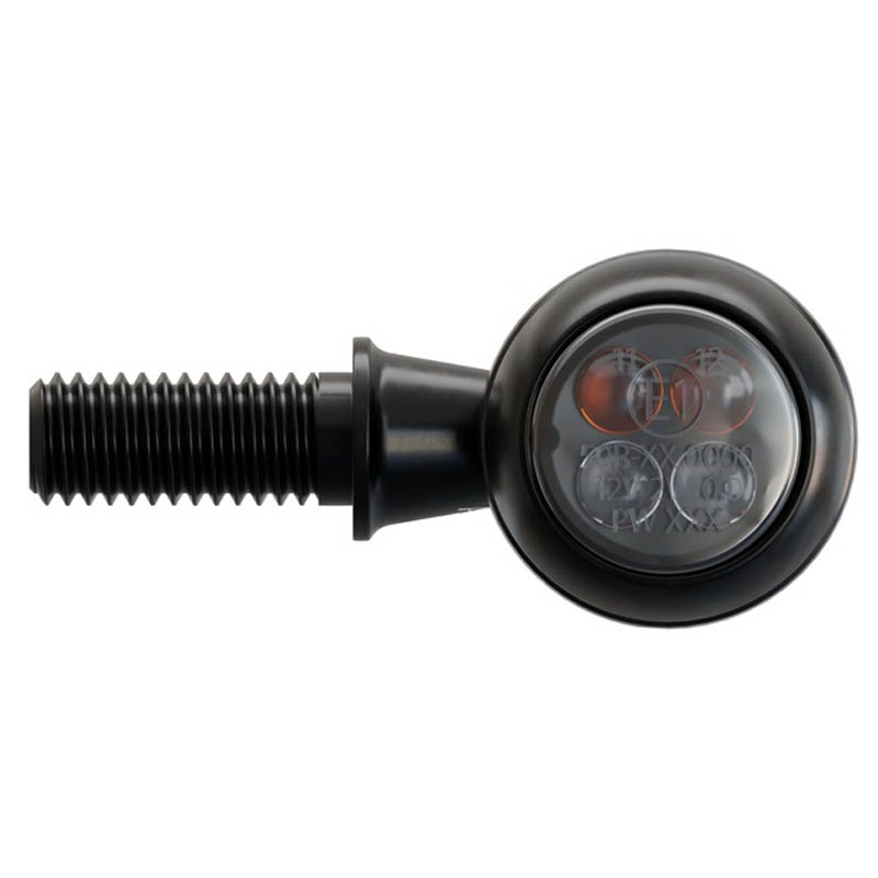 Pokazivači smjera za motocikle Highsider Smart Circula-S LED 3u1 crni