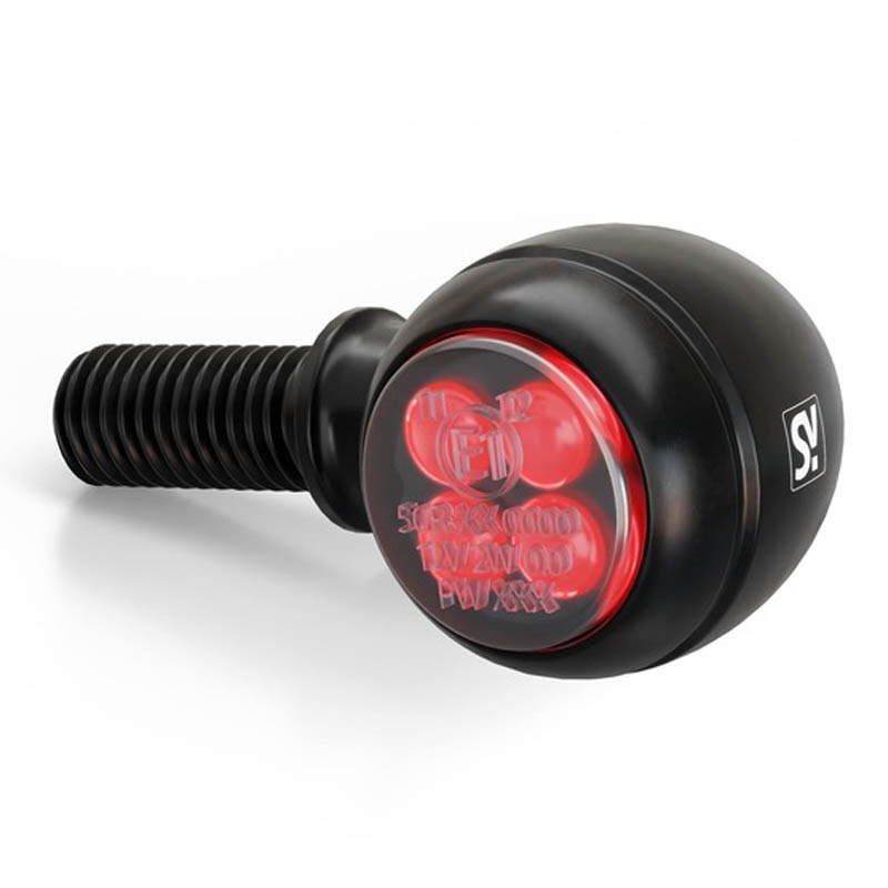 Pokazivači smjera za motocikle Highsider Smart Circula-S LED 3u1 crni