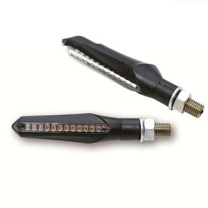 Highsider Smart Run LED pokazivači smjera za motocikle, crni