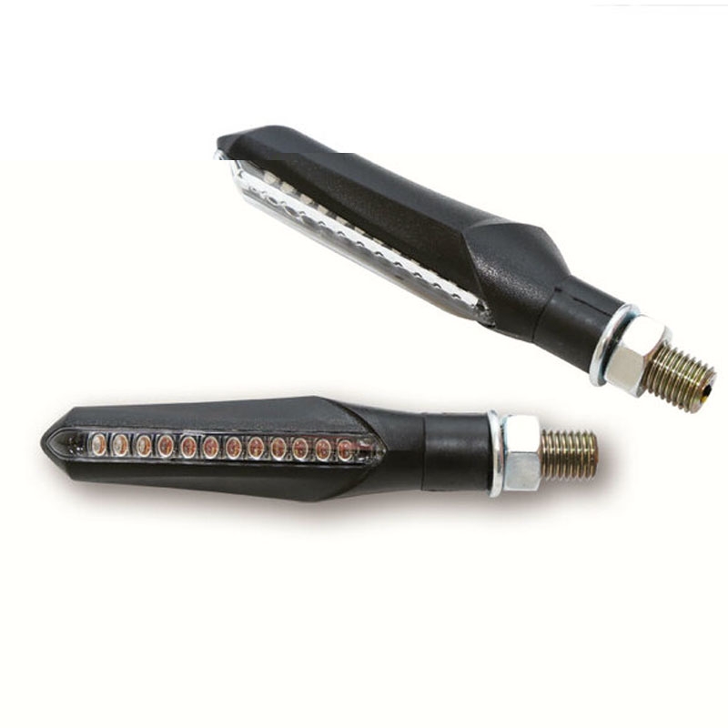 Highsider Smart Run LED pokazivači smjera za motocikle, crni