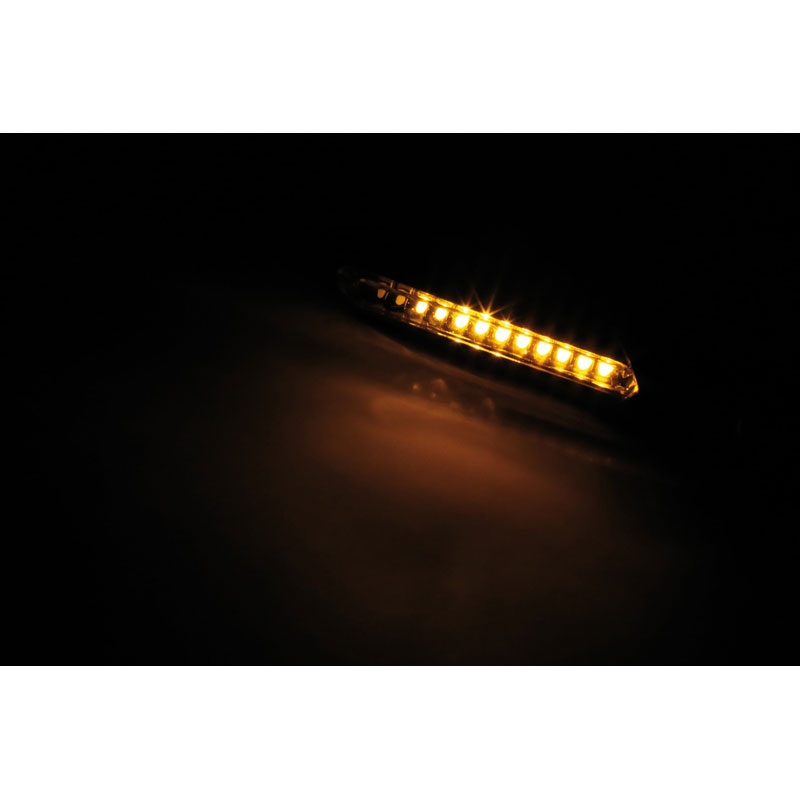 Highsider Smart Run LED pokazivači smjera za motocikle, crni
