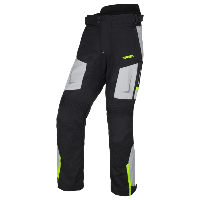 RSA EXO 2 motociklističke kratke hlače crno-sive-fluo žute