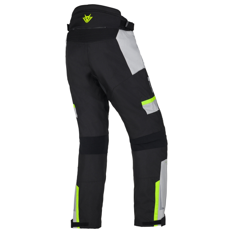 RSA EXO 2 motociklističke kratke hlače crno-sive-fluo žute