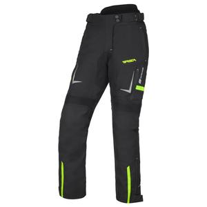 RSA EXO 2 Ženske motociklističke kratke hlače crno-fluo žute
