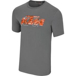 KTM majica s logom, siva