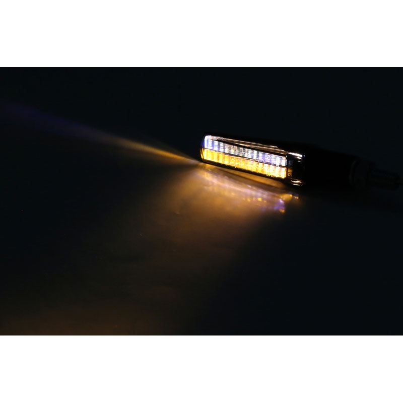 Pokazivači smjera za motocikle Highsider Smart Fineline LED 2u1 crni