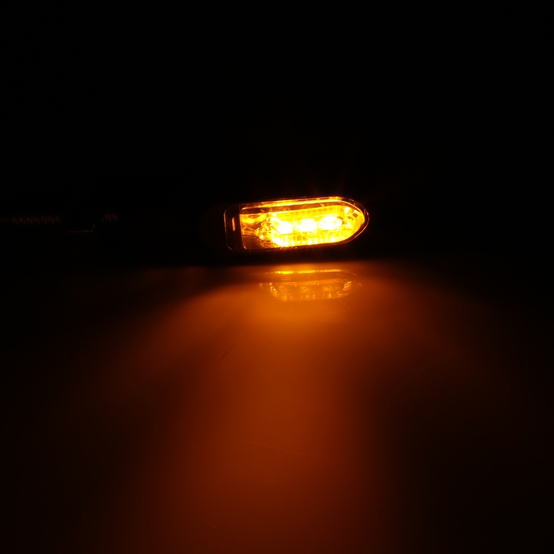 Pokazivači smjera za motocikle Highsider Smart Namiko-TS LED 2u1 crni