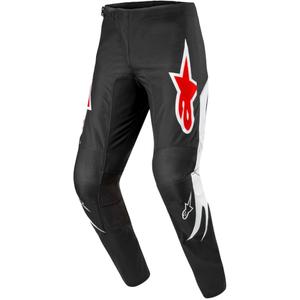 Alpinestars Fluid Lucent motokros hlače crno-bijelo-crvene