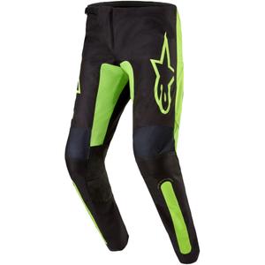 Alpinestars Fluid Lurv motocross hlače crno-fluo žute