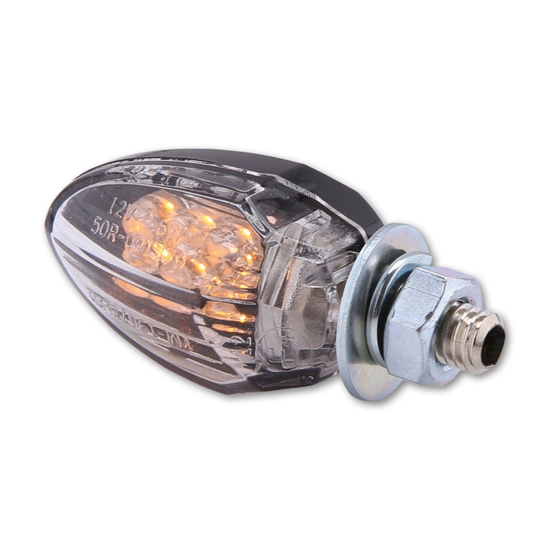 Highsider Smart Drop LED pokazivači smjera za motocikle, crni