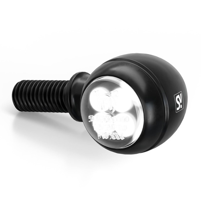 Pokazivači smjera za motocikle Highsider Smart Circula-S LED 2u1 crni