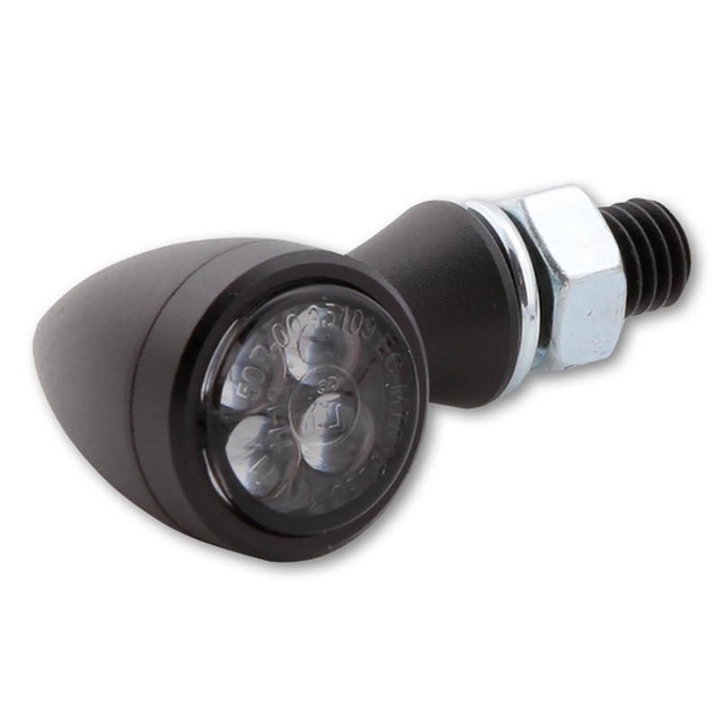 Pokazivači smjera za motocikl Highsider Smart Sixteen Bullet LED dimno sivi
