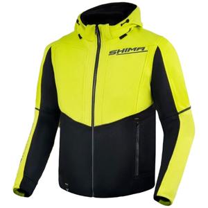 Motociklistička jakna Shima Daybreaker crno-fluo žuta